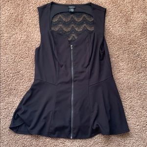 Black Fancy Top from Torrid